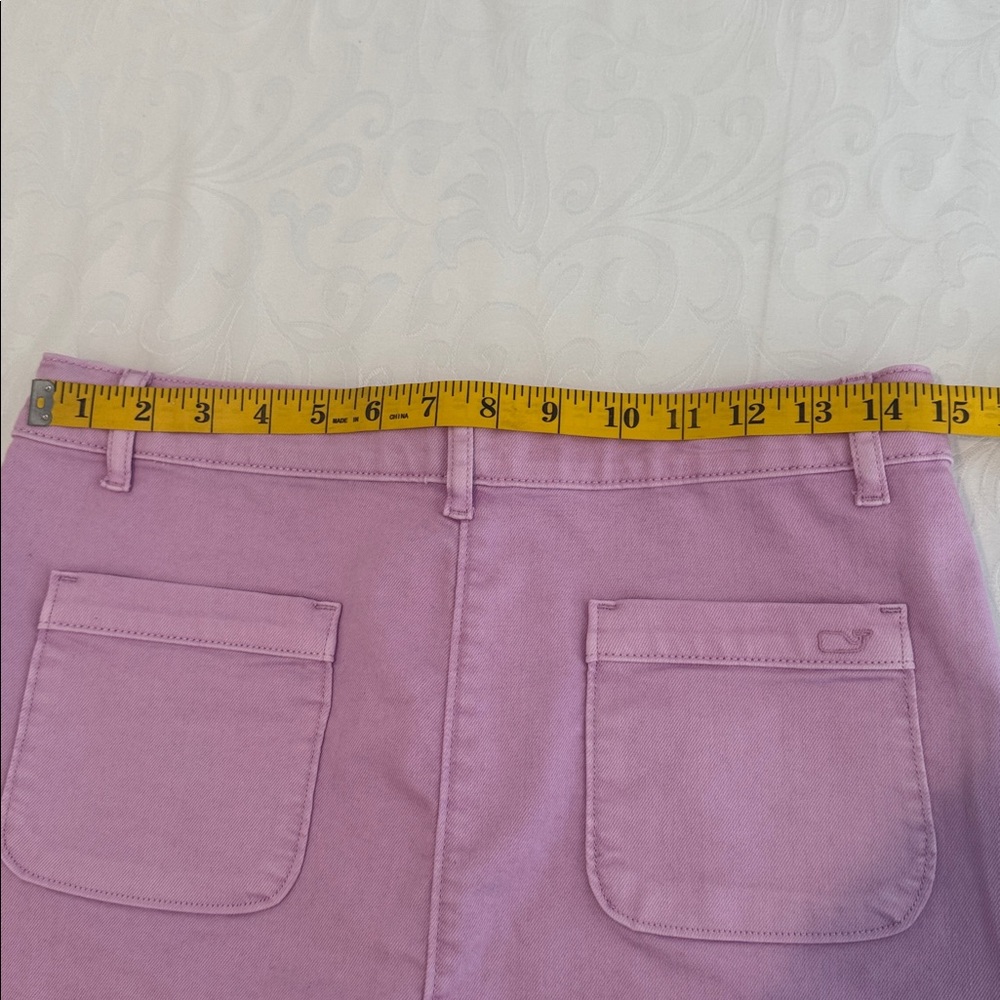 Vineyard Vines Button-Down Mini Skirt. Girls 16 - Picture 9 of 11